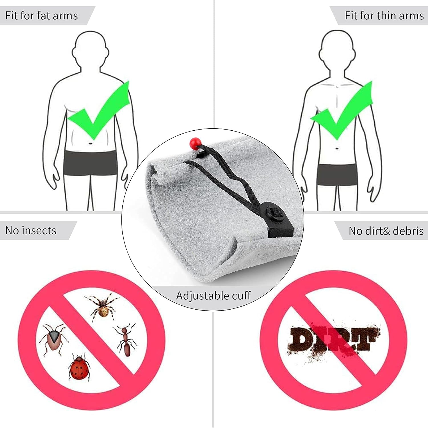 Gardening Gloves for Women/Men - Adjustable Cuff Goatskin Leather Elbow Long Sleeve Garden Gloves Gauntlet Puncture Thorn Proof Cactus Planting Rose Pruning Gloves Protective Work Gardener Gifts